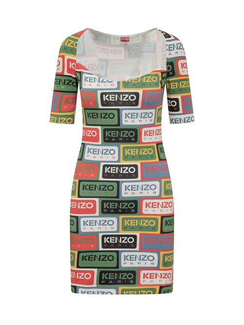 KENZO Bodycon Dress Labels - FD52RO7294SN_MU