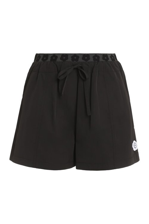 KENZO Boke Flower Embroidered Drawstring Shorts - FE52SH0749FI_99