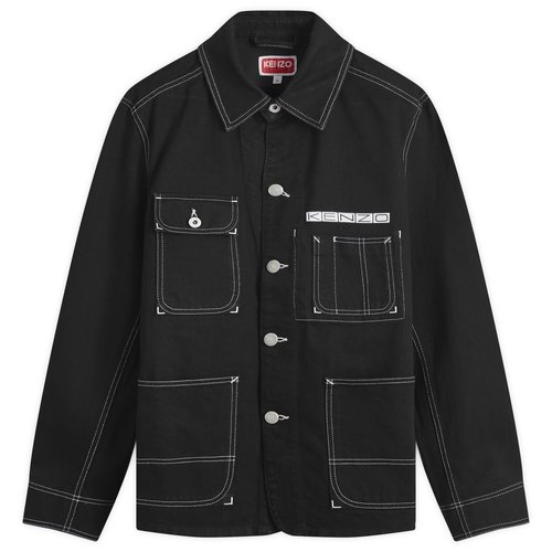 KENZO Business Denim Jacket - Black - FE65DV1126C1-BM