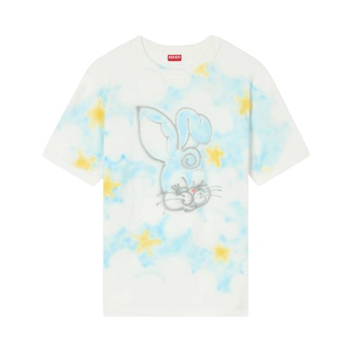 KENZO Cartoon Slim T-Shirt - Off White - FG55TS1034SK02