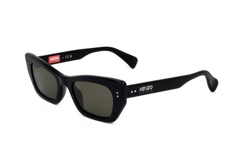 KENZO Cat Eye Sunglasses KZ40162I 01N 51 - Black/Green - KZ40162I01N51