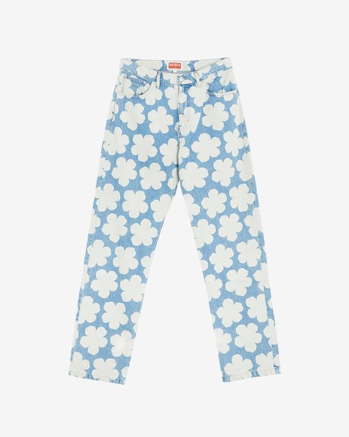 KENZO Denim Pants - Sky Blue - FC65DP4029GP
