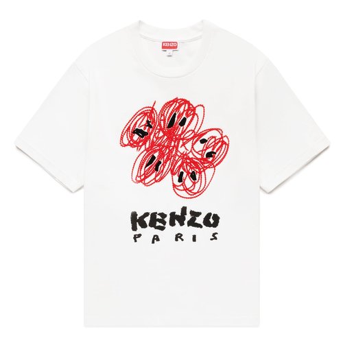 KENZO Drawn Varsity Classic T-Shirt - FE55TS2734SG