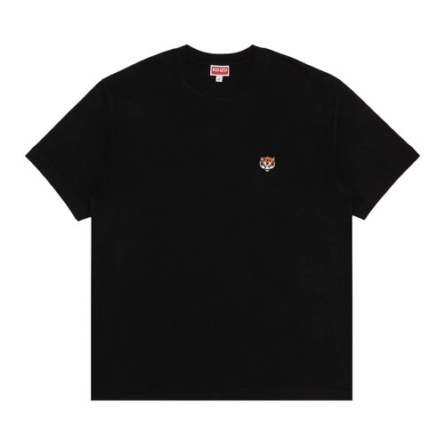 KENZO Gots Happy Tiger Embroidered Classic T-Shirt - FF55TS5274SG99