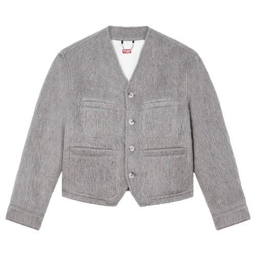 KENZO Hairy Collarless Jacket - FF65VE1169PE93