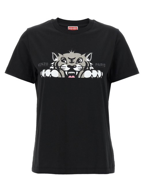 KENZO KENZO Paris T-shirt - Black - FF62TS3524SO99J