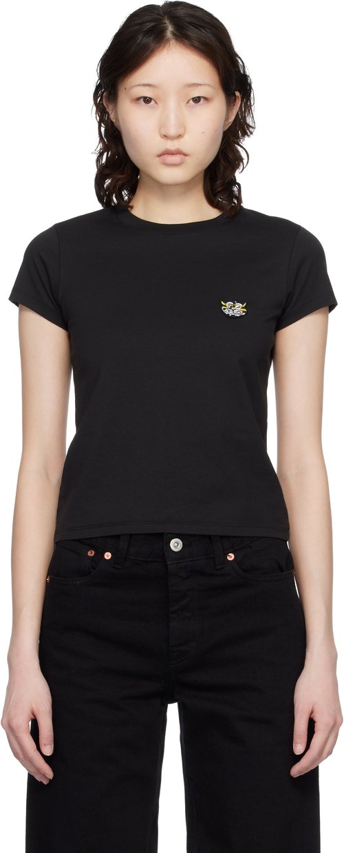 KENZO KENZO Paris Embroidered T-shirt - Black - FG52TS2164SO99J
