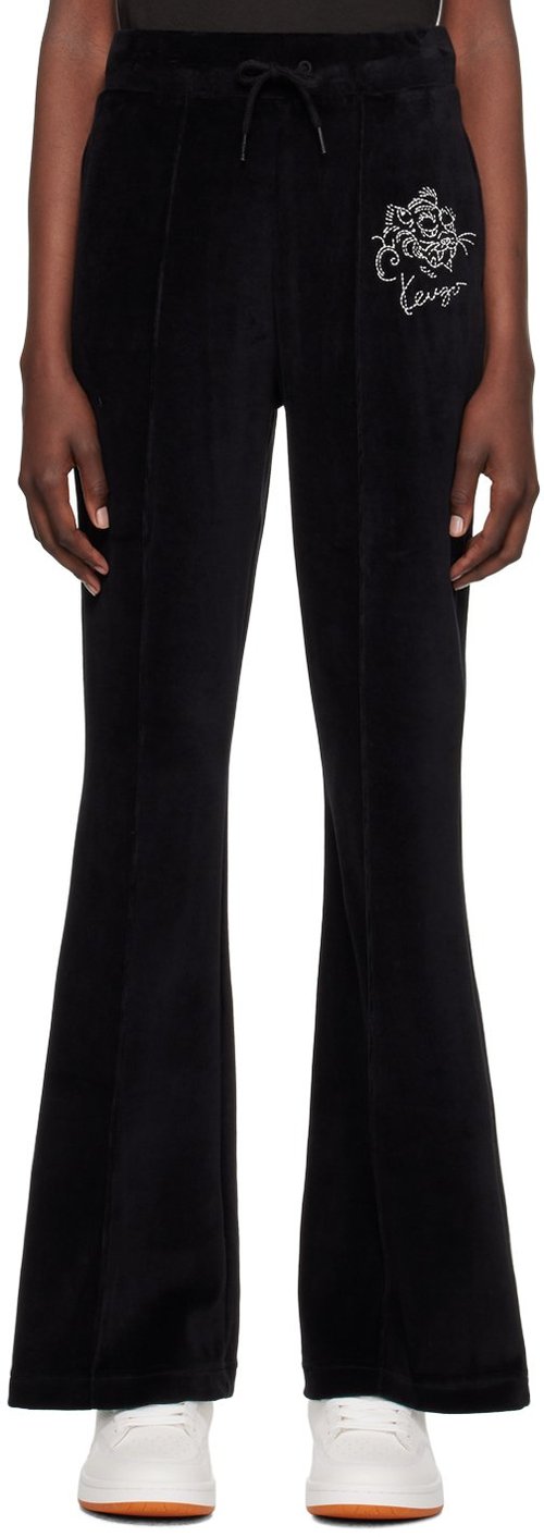 KENZO KENZO Paris Star Tiger Track Pants - Black - FE62PA7354VE99J