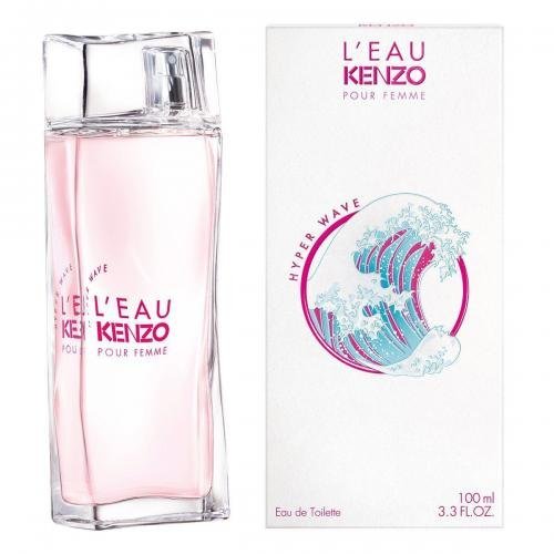 KENZO Ladies L'eau Hyper Wave EDT Spray 3.4 oz Fragrances 3274872407206 - Blue/Orange/Pink - 327487240720.6. OZ