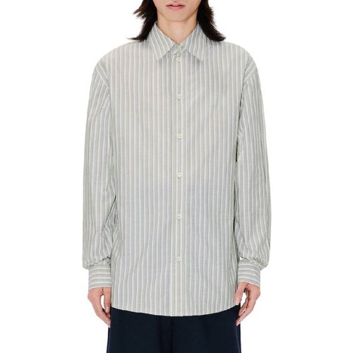 KENZO Long Sleeve Cotton Shirt - Beige - FF55CH4069LV-48