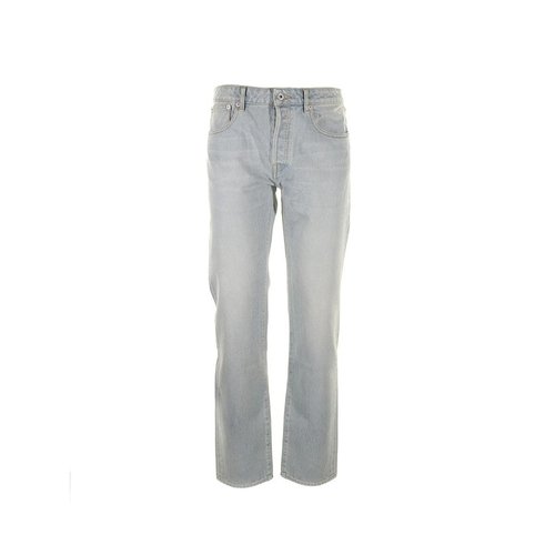 KENZO Medium Stone Denim Slim Jeans - Blue - FD65DP1016A8-DS