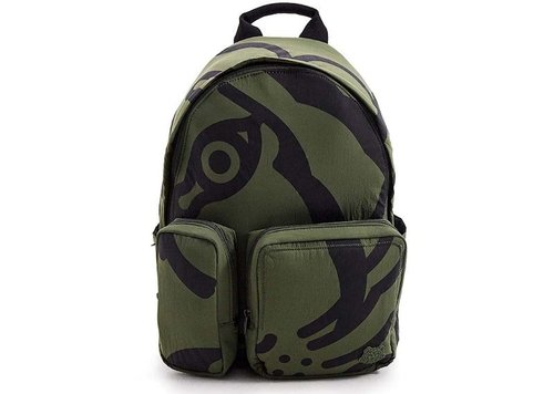 KENZO MeshPaneled Printed Shell Backpack - Green - 5SA403F3551