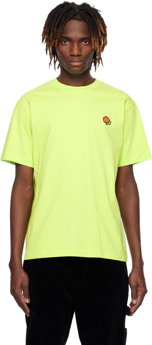 KENZO Off-White KENZO Paris Pop Embroidered T-shirt - Off White - FF55TS5284SG