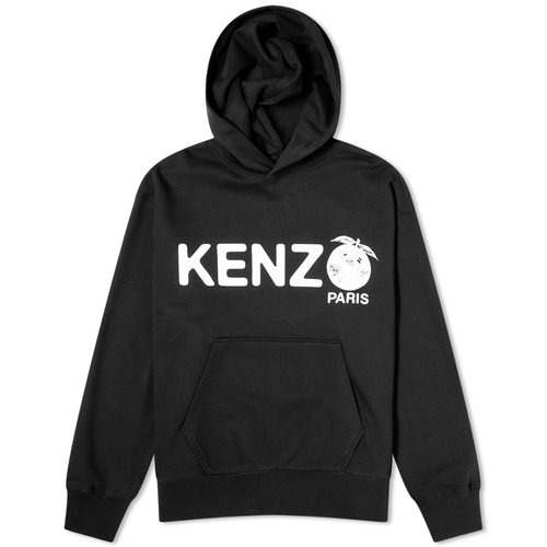 KENZO Orange Popover Hoody - Black - FE55SW1794MG.-99J