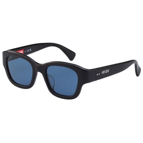 KENZO Rectangular Sunglasses KZ40187F 01V 51 - Black/Blue - KZ40187F01V51