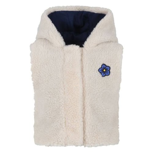 KENZO Sleeveless Embroidered Hooded Vest - K60668-21D
