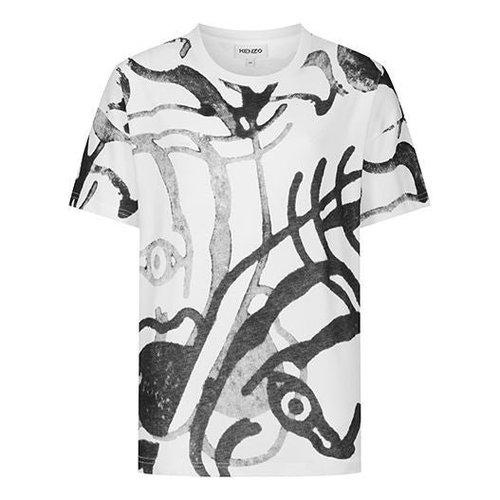 KENZO SS21 T-Shirt - White - FB55TS0754SB.-01B