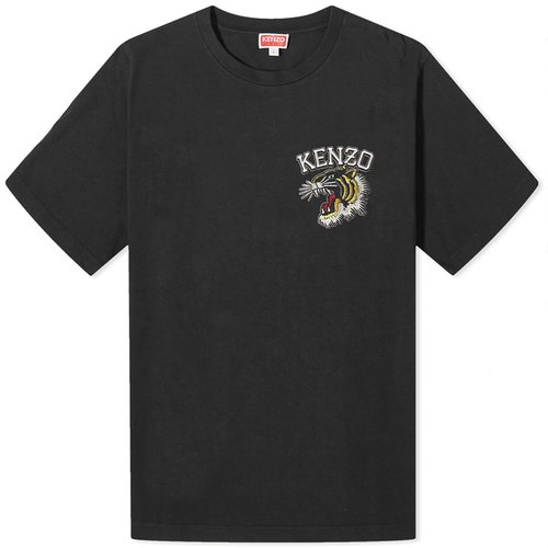 KENZO Tiger Varsity Slim Tee - Black - FE55TS1864SG.-99J