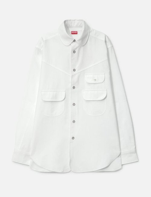 KENZO Workwear Overshirt - Off White
