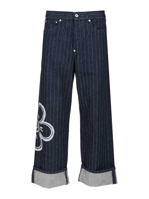 KENZO X Futura 2000 Cuffed Jeans - FF65DP4216R1DM