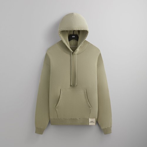 Kith 101 for Auralee Smooth Soft Hoodie - Seagrass - 4AP10AK-4009