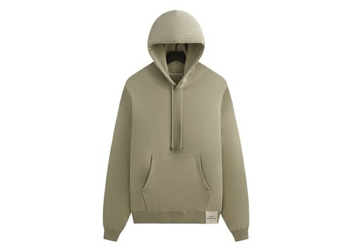 Kith 101 x Auralee Smooth Soft Hoodie - Seagrass - A24AP10AK-4009