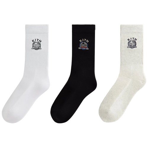 Kith 3-Pack Just Us Cotton Crew Socks - KHM220221 906