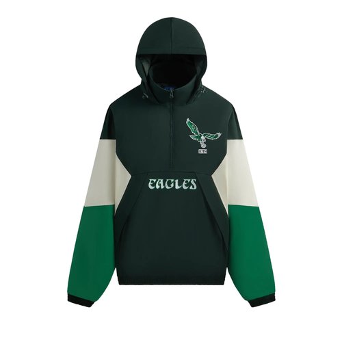 Kith & '47 for the NFL: Eagles Quarter Zip Anorak With Hood | Multi-Color | Size XL - KHM010680 302