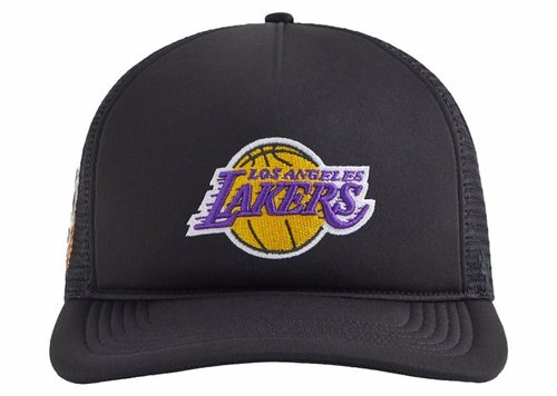 Kith 47 Los Angeles Lakers Hitch Foam Trucker Hat - Black