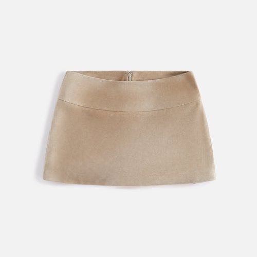 Kith Alba Suede Box Pleat Mini Skirt - Arch - W060213-960