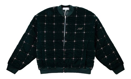 Kith Beaded Velvet Clay Bomber Jacket - KHM010652 302