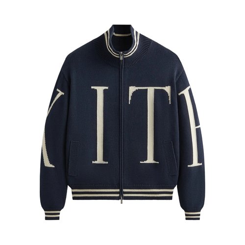 Kith Big Letter New York Wyona Full Zip Sweater - KHM032343 413