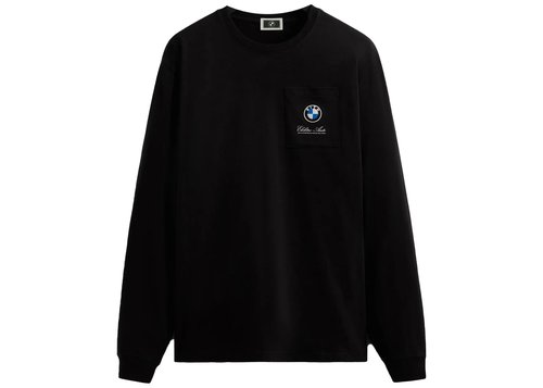 Kith BMW Elektro Auto Long Sleeve Pocket Tee Shirt - Black