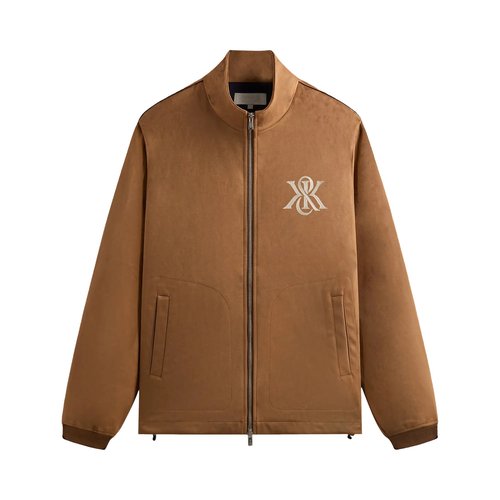 Kith Bonded Microsuede Ali Track Jacket | Orange | Size L - KHM010664 263