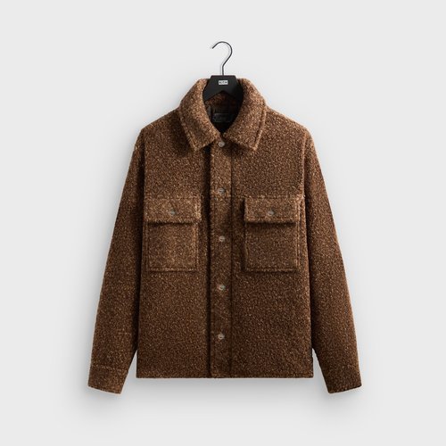 Kith Boucle Puffed Ace Shirt Jacket - Terra - M034029-261