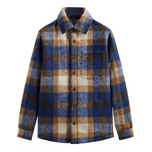 Kith Check Sheridan Shirt Jacket - Blue - KHM010383-483