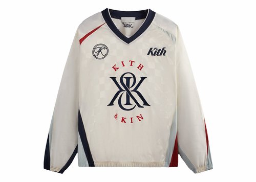 Kith Checkered Satin Dayton Combo Pullover 'Black' | Solesense