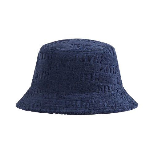 Kith Classic Logo Towel Terry Dawson Bucket Hat - KHM051456 413