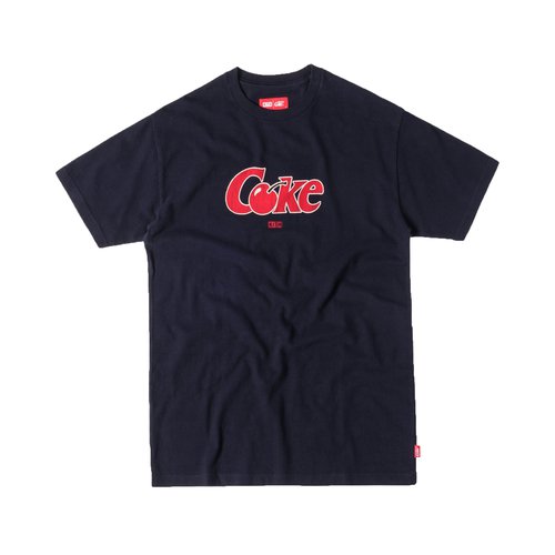Kith Coca Cola Cherry Coke Vintage Tee Shirt - Navy Blue