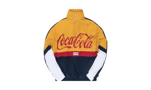 Kith Coca-Cola Quarter Zip Nylon Windbreaker - KH1171 102