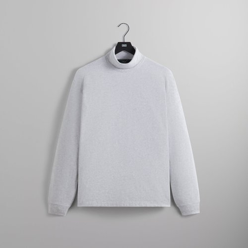 Kith Cortlandt Turtleneck - Light Heather Grey - M031555-002