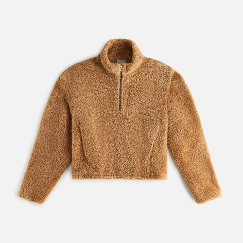 Kith Devyn Shearling Quarter Zip - Oxford - W010124-224