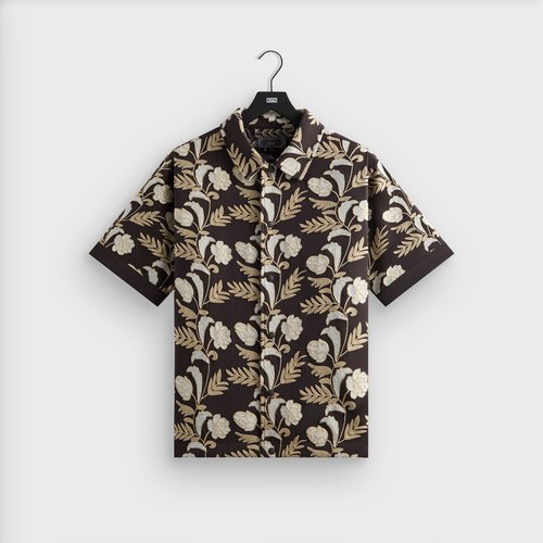 Kith Embroidered Floral Woodpoint Shirt - Kindling - M033461-211