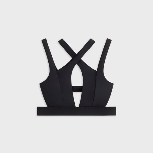 Kith Enhance Cross Halter Bra - Black - W031114-001