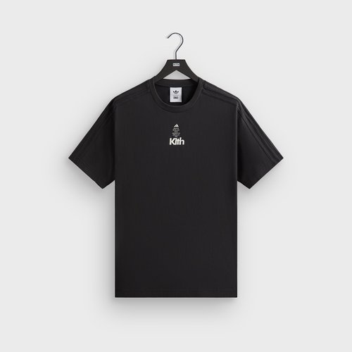 Kith for adidas Football Short Sleeve Tee - Black - 4129