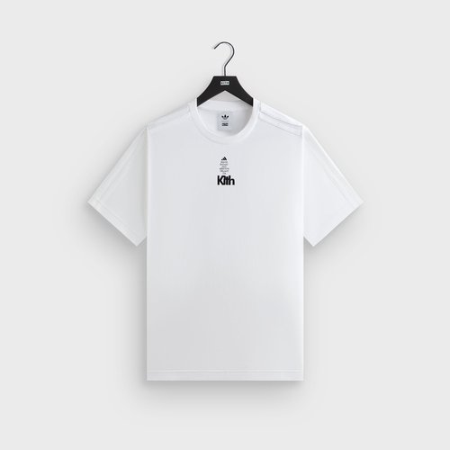 Kith for adidas Football Short Sleeve Tee - White - 4128