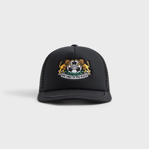 Kith for adidas Football Trucker Hat - Black - JZ0854