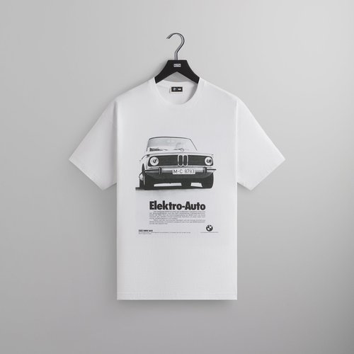 Kith for BMW Electro Auto Vintage Tee 'White' - M033019-101 | Solesense