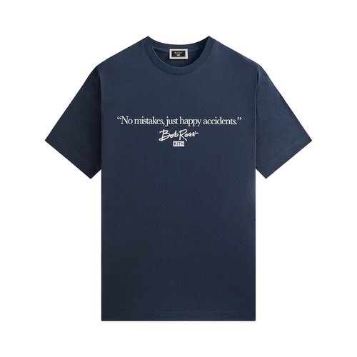 Kith For Bob Ross Happy Accidents Quote Tee - KHM033940 413