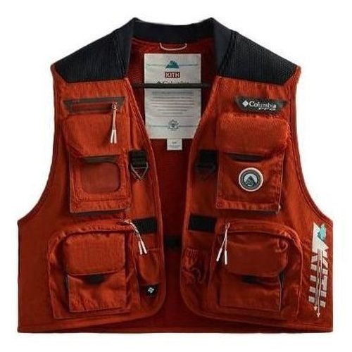 Kith For Columbia Henrys Fork V Vest - Red - XM8540-838